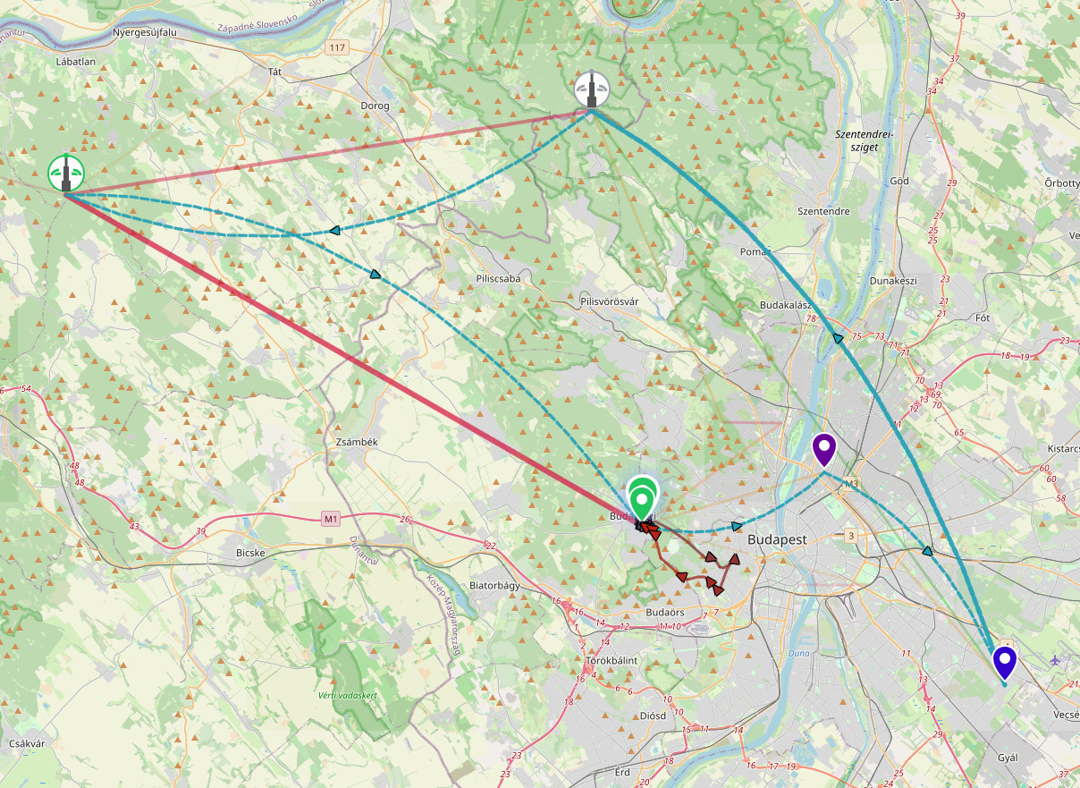 Traceroute from Normafa